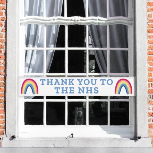 (product) Personalised Rainbow Banner