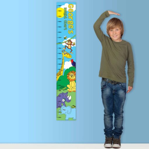 (product) Personalised Zoo Height Chart