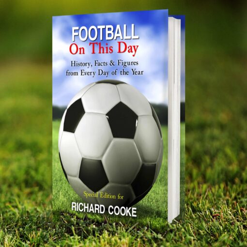 (product) Personalised Football On This Day Book