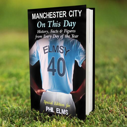 (product) Personalised Manchester City On This Day Book
