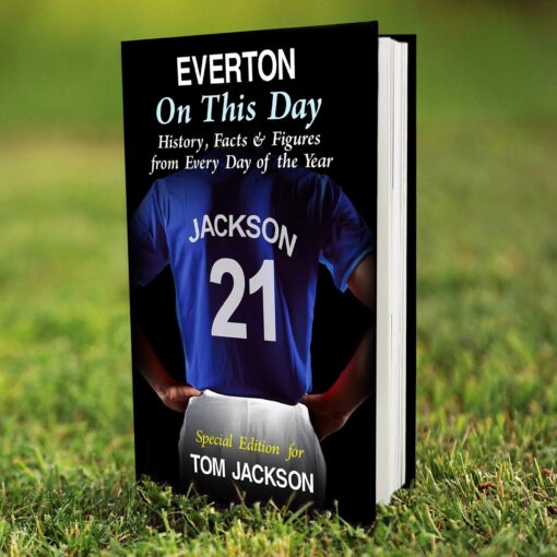 (product) Personalised Everton on this Day Book