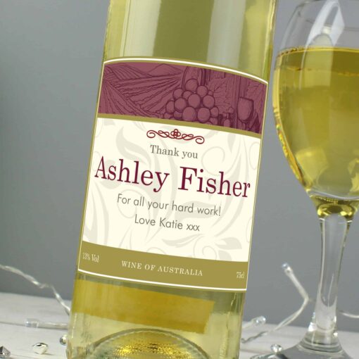 (product) Personalised Traditional White Wine