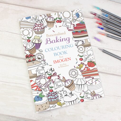 (product) Personalised Baking Colouring Book
