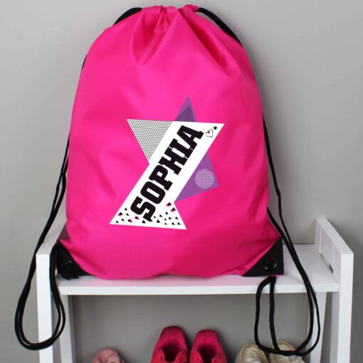 (product) Personalised Dance Pink Kit Bag