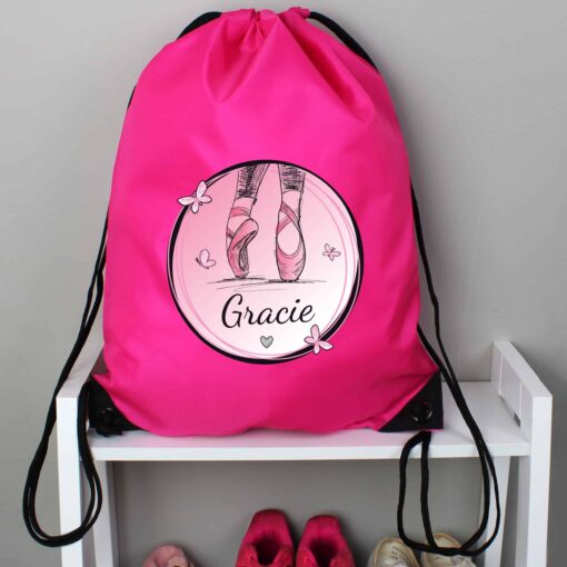 (product) Personalised Ballet Pink Kit Bag