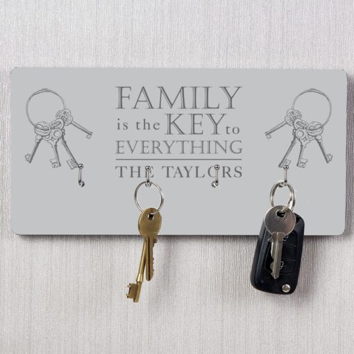 (product) Personalised Family Key Hooks
