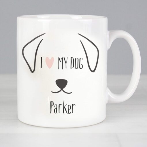 (product) Personalised Dog Features Mug