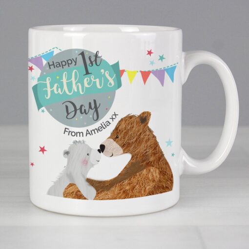 (product) Personalised 1st Father's Day Daddy Bear Mug