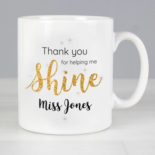 (product) Personalised Shine Teacher Mug