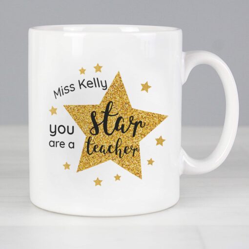 (product) Personalised Star Teacher's Mug