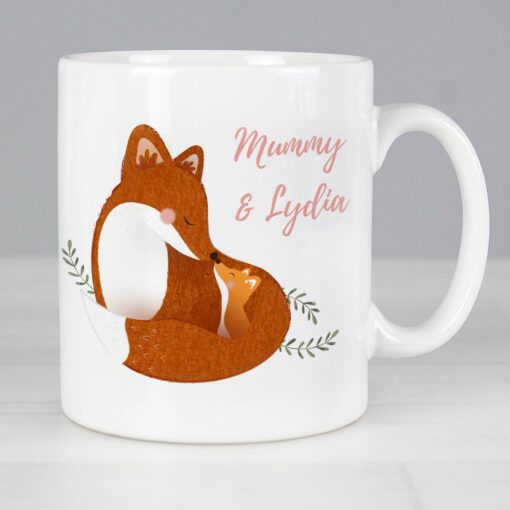 (product) Personalised Mummy and Me Fox Mug