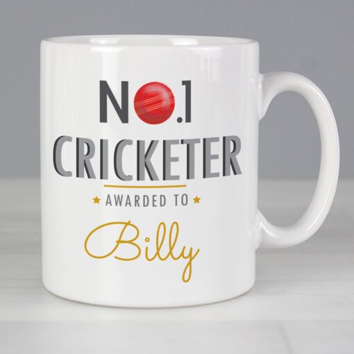 (product) Personalised No.1 Cricketer Mug