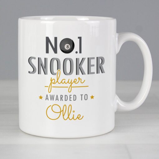 (product) Personalised No.1 Snooker Player Mug
