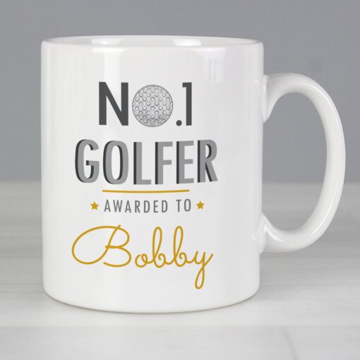 (product) Personalised No.1 Golfer Mug