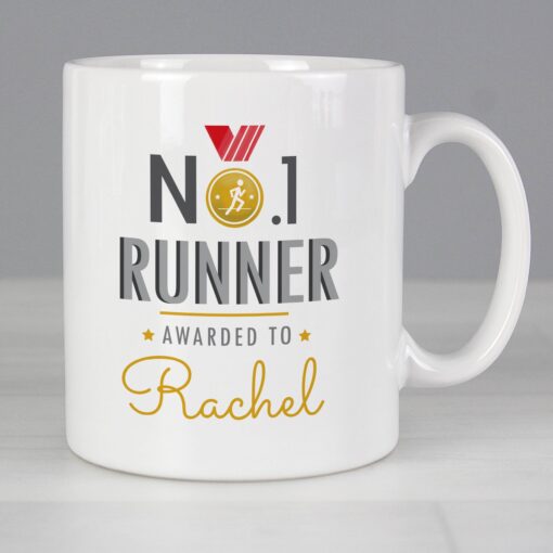 (product) Personalised No.1 Runner Mug