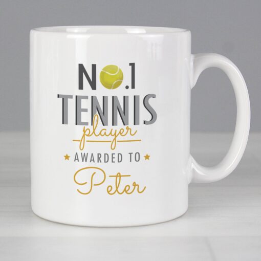 (product) Personalised No.1 Tennis Player Mug