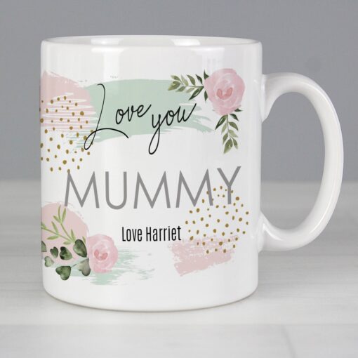 (product) Personalised Abstract Rose Mug