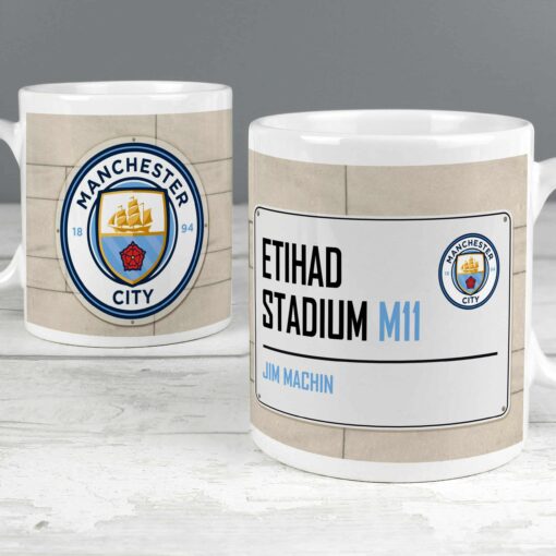 (product) Manchester City FC Street Sign Mug