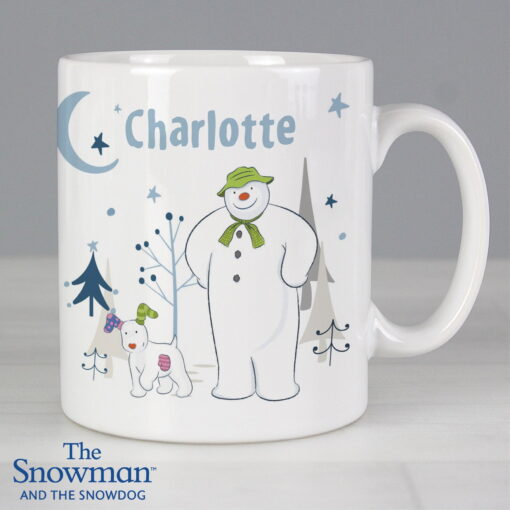 (product) Personalised The Snowman and the Snowdog Mug