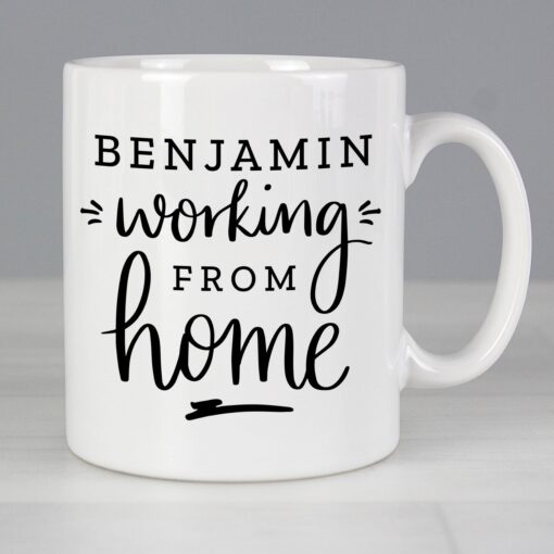 (product) Personalised Working From Home Mug