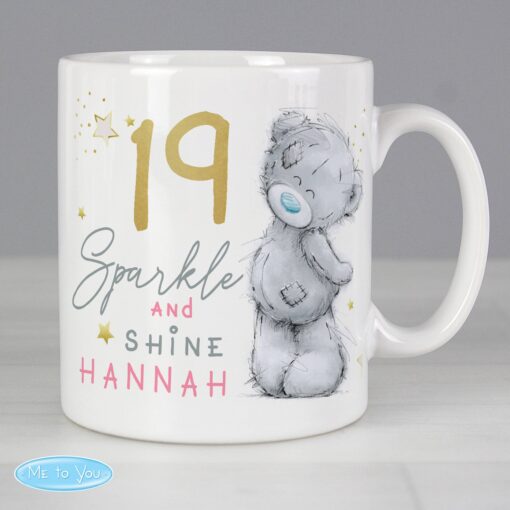 (product) Personalised Me To You Sparkle & Shine Birthday Mug