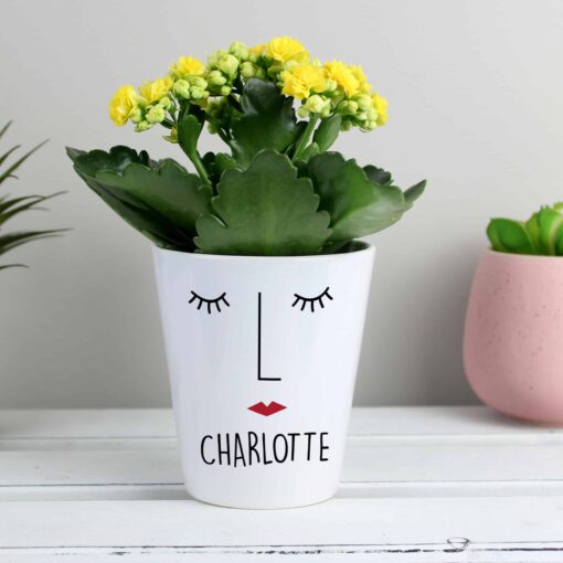 (product) Personalised 'Mrs Face' Plant Pot