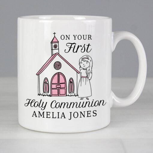 (product) Personalised Girls First Holy Communion Mug