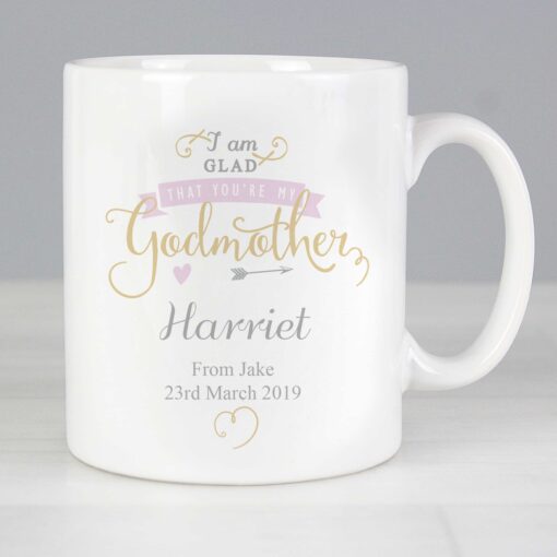 (product) Personalised I Am Glad... Godmother Mug