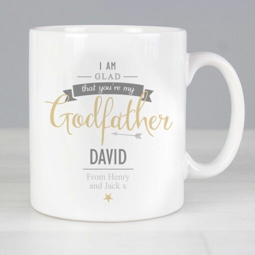 (product) Personalised I Am Glad... Godfather Mug