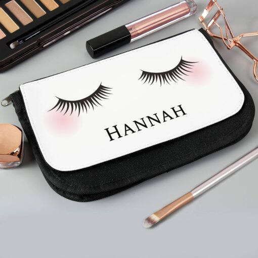 (product) Personalised Eyelashes Make Up Bag