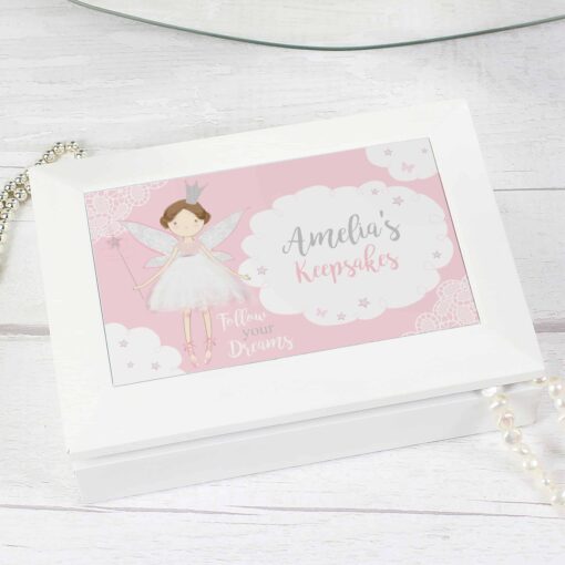 (product) Personalised Fairy Princess Jewellery Box
