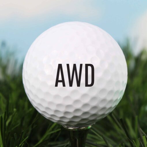 (product) Personalised Initials Golf Ball
