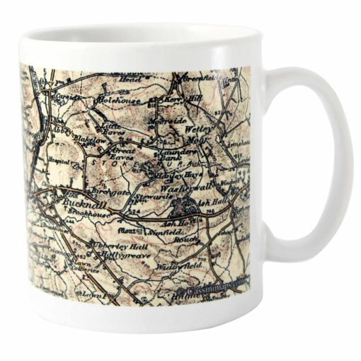 (product) Personalised 1896 - 1904 Revised New Map Mug