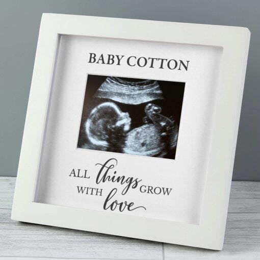 (product) Personalised All Things Grow Baby Scan Frame