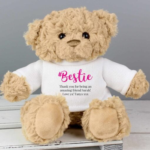 (product) Personalised #Bestie Teddy Bear