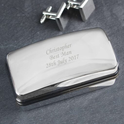 (product) Personalised Cufflink Box