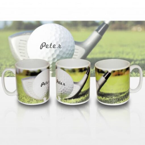 (product) Personalised Golf Ball Mug