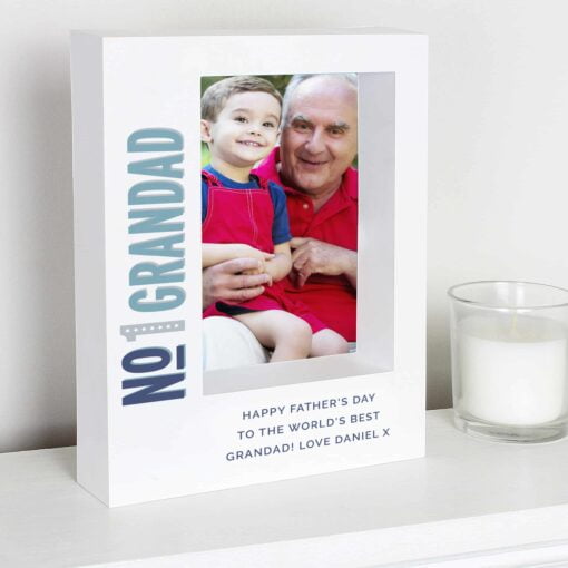 (product) Personalised No.1 5x7 Box Photo Frame