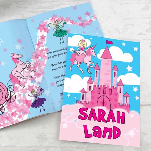 (product) Personalised Princess & Unicorn Story Book