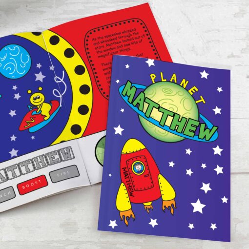 (product) Personalised Space Story Book