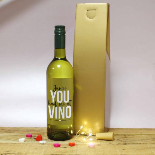 (product) You Had Me At Vino White Wine Set