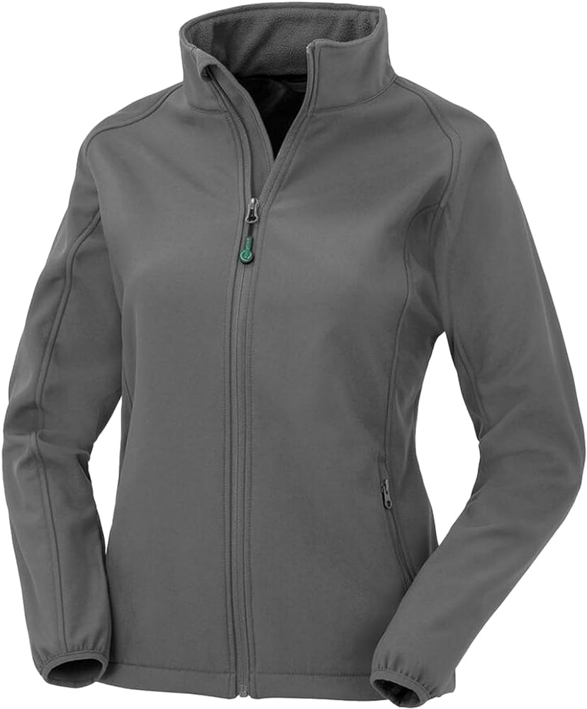 Result Genuine Recycled Ladies Printable Soft Shell Jacket Workguard Grey