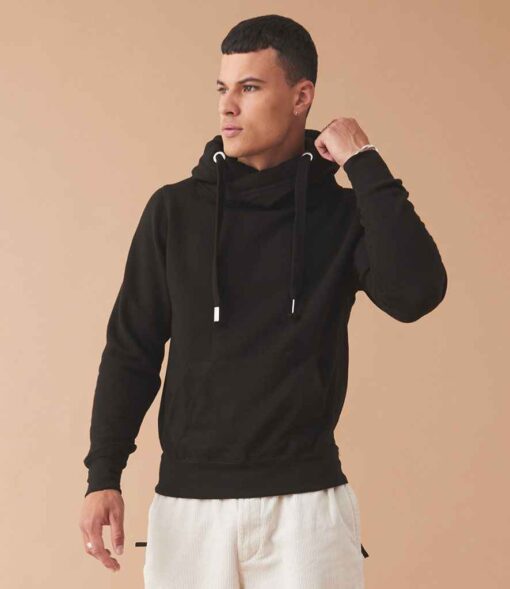 AWDis Cross Neck Hoodie