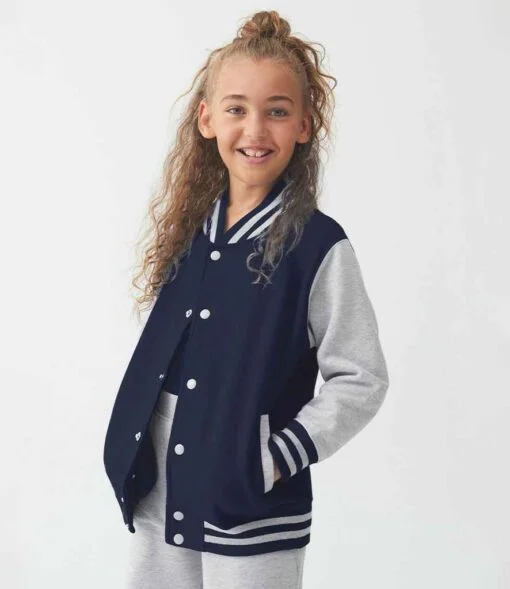 AWDis Kids Varsity Jacket