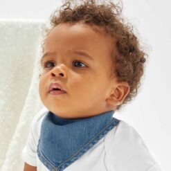 BabyBugz Baby Rocks Denim Bandana Bib