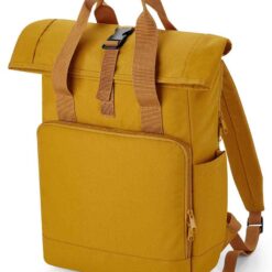 BagBase Recycled Twin Handle Roll-Top Laptop Backpack