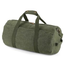 BagBase Vintage Canvas Barrel Bag