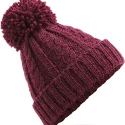 Beechfield Cable Knit Melange Beanie