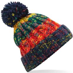 Beechfield Corkscrew Pom Pom Beanie