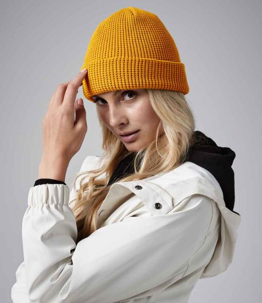 Beechfield Organic Cotton Waffle Beanie